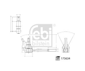 Rótula, dirección FEBI BILSTEIN 175634