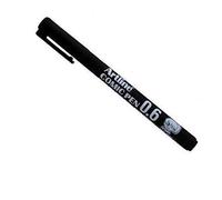 Rotulador artline calibrado micrometrico negro comic pen ek-286 punta poliacetal 0,6 mm resistente al agua