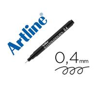 Rotulador artline calibrado micrometrico negro illustration pen ek-284iln punta poliacetal 0,4mm - EK-284ILN
