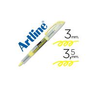 Rotulador artline fluorescente ek-640 amarillo punta biselada