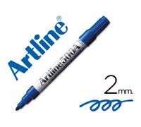 Rotulador artline pizarra ek-500 azul punta redonda 2 mm recargable