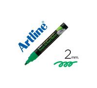 Rotulador artline pizarra verde negra epw-4 ve-gr color verde fluorescente bolsa de 4 unidades