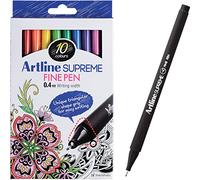 Rotulador artline supreme epfs200 fine liner punta de fibra 0,4 mm bolsa 10 unidades colores surtidos