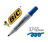BIC Velleda 1751 ECOlutions rotuladores de Pizarra punta media - Azul, Caja de 12 unidades