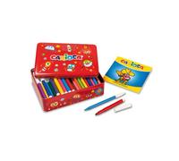 Rotulador Carioca 100 Color Kit Caja Metálica Multicolor Punta Redonda