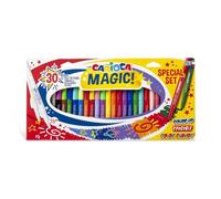 Carioca Rotuladores mágicos Magic Markers – Caja 30 piezas con Magink, punta Maxi Ø 6 mm