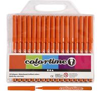 Rotulador Colortime, trazo ancho: 2 mm, naranja, 18ud (Importación USA)