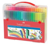 Rotulador Connector Maletín 92 piezas Faber-Castell Juego Regalo