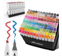 Rotulador de 120 Colores, Marcadores Manga Creativos Rotuladores Alcohol Doble Punta,Alcohol de Marker Pen, Graffiti para Principiantes Set para Adulto Dibujar, Colorear, Renderizar, Esbozar, Ilustrar