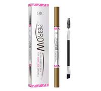 Rotulador de 2 puntas para cejas, delineador de ojos, 2 en 1, pincel de doble punta para maquillaje, lápiz de doble punta