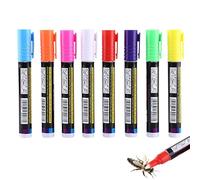 Rotulador de abeja, kit de pintura de marcado - Equipo de apicultura impermeable y seguro | Herramientas de apicultura de diseño de pluma de precisión de color brillante de escritura suave