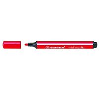 Rotulador de fibra Stabilo Trio, color rojo
