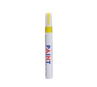 Rotulador de pintura de neumáticos resistente al agua 2024 nuevo marcador resistente a la luz para coche moto rotulación de neumáticos 10 ml Craft Stationery (amarillo, talla única)