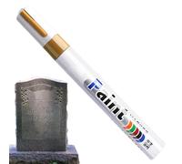Rotulador De Pintura En Madera | Secado rápido, cobertura intensa, impermeable | Rotuladores para Inscripciones sobre Lápidas - Para Inscripciones y Letras en Exteriores, Cementerio, Lápidas, Patios y