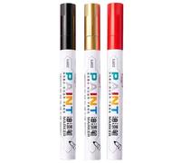 Rotulador de pintura para lápida, punta impermeable de 3 mm con función de escritura suave, cuerpo de polipropileno con fácil agarre para cementerio, iglesia, bolígrafo conmemorativo de restauración