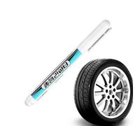 Rotulador de pintura para neumáticos de coche, impermeable, rápido, seco, reflectante, herramienta de letras blancas para goma | Rotulador permanente para la reparación de vehículos de construcción
