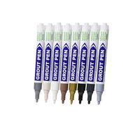 Rotulador de reparación de lechada para baño y cocina, pluma de lechada impermeable de secado rápido para cerámica, madera, vidrio, marcador permanente, 2MM, 8 Uds