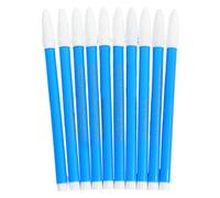 Rotulador de tela borrable en agua, bolígrafo soluble en agua para bordado, 10 unidades de marcadores de tela para coser, puntas de fibra de colores brillantes para acolchar, accesorios de costura y