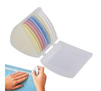 Rotulador de tela borrable, tiza triangular para ropa | Accesorios de costura | Suministros profesionales de sastrería y sastre, marcador desaparece para cortar must