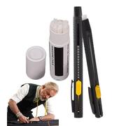 Rotulador de tinta de desaparición - Rotulador de tela de 2 piezas, recargas intercambiables solubles en agua, perfecto para aficionados, costureros, aficionados, principiantes, diseñadores, quilters