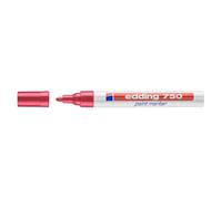 Rotulador Edding 750 Blanco Punta Redonda 2-4 mm Pack 10 Unidades