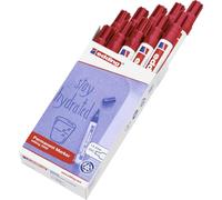 Rotulador edding marcador permanente 3000 rojo punta redonda 1,5-3 mm recargable