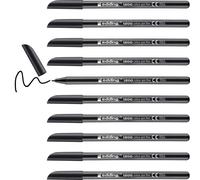 Rotulador edding punta fibra 1200 negro n.1 punta redonda 0.5 mm