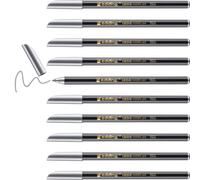 Rotulador edding punta fibra 1200 plata n. 54 punta redonda 1-3 mm metálico plat