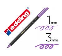 Rotulador edding punta fibra 1200 violeta metalizado n 78 punta redonda 1-3 mm