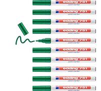 Rotulador edding punta fibra 751 verde punta redonda 1-2 mm