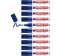 Rotulador edding punta fibra permanente 550 azul n.3 -punta redonda