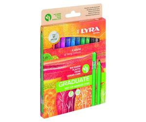 Rotulador Fibra Lyra Graduate Art Tip Estuche De 12