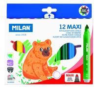 MILAN Rotuladores Maxi Base agua – Caja 12