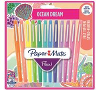 Rotulador fibra paper mate flair ocean dream estuche de 12