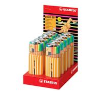 Rotulador fibra stabilo point 88 estuche de 20 zebrui expositor de 10