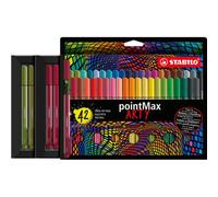 Fineliner - STABILO pointMax - ARTY - Pack of 42 - Assorted Colours