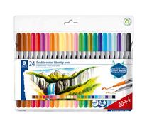 Rotulador Fibra Staedtler 3200 Design Journey Doble Punta Estuche De 20+4 Col. Surtidos