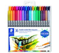Rotulador Fibra Staedtler 3200 Design Journey Doble Punta Estuche De 36