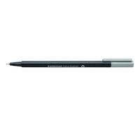 Rotulador Fibra Staedtler 334 Triplus Fineliner Gris Plata (Set de 10)