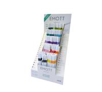 Rotulador fibra uni-ball emott fineliner pem-sy (0,4) expositor de 200