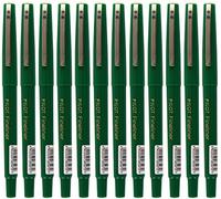 Pilot Fineliner - Bolígrafo (12 unidades), color verde