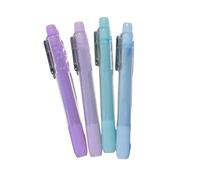 Rotulador fluorescente de 4 colores brillantes con punta biselada para hacer tarjetas, álbumes de recortes, diario, dibujo, bolígrafos fluorescentes perfumados para estudiantes