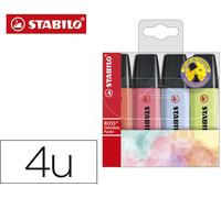 Rotulador Fluorescente Stabilo Boss 70 Pastel Set De 4 Unidades Colores Surtidos - STABILO
