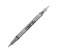 Rotulador Fudenosuke Doble Punta Gris Y Negro Tombow