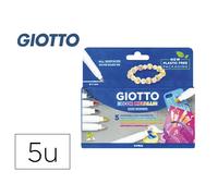 Rotulador Giotto Decor Metal Caja De 5 Rotuladores
