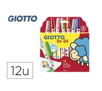 Rotulador Giotto Super Bebe Caja De 12 Colores Surtidos