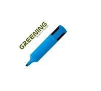 Rotulador greening fluorescente punta biselada azul