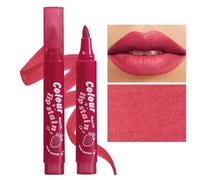 Rotulador Labial,Lápiz de Labios Impermeable de Tinte Duradero | Altamente Pigmentado Impermeable Tinte Labios Diario