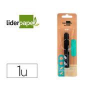 Rotulador liderpapel ecouse detector de billetes falsos cuerpo plastico 100% reciclado en blister - RT22