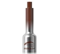 Rotulador líquido para cejas, pincel cuadrado en ángulo con trazos similares al cabello, forma natural, contorno de cejas, cepillo en ángulo y gel líquido de inmersión